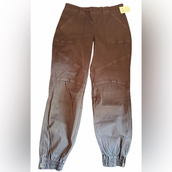 SPANX Pants - Spanx Stretch Twill Cargo Jogger Pants 20319R - Washed Black Size XL